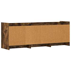 Televizní skříň 130 x 33 x 47 cm Kouřový dub Kompozitní dřevo - obrázek 7