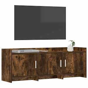 Televizní skříň 130 x 33 x 47 cm Kouřový dub Kompozitní dřevo - obrázek 3