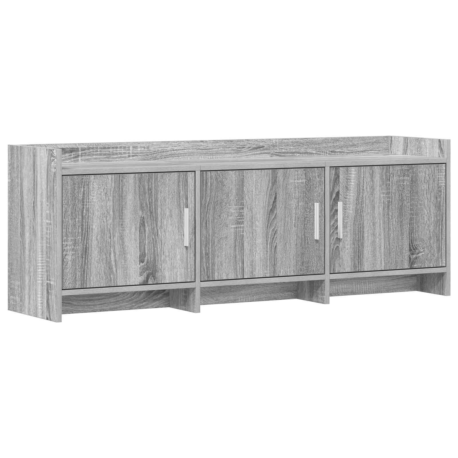 vidaXL Cabinet TV 130 x 33 x 47 cm Sonoma gri Lemn prelucrat
