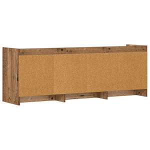 Televizní skříň 130 x 33 x 47 cm Staré dřevo Kompozitní dřevo - obrázek 7