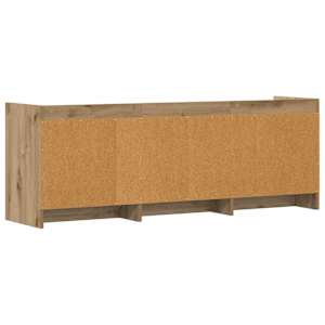 Televizní skříň 130 x 33 x 47 cm Dub artisan Kompozitní dřevo - obrázek 6
