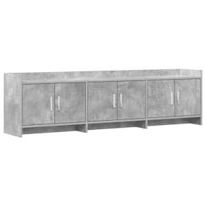 Televizní skříň 168 x 33 x 47 cm Betonově šedá Kompozitní dřevo - obrázek 1