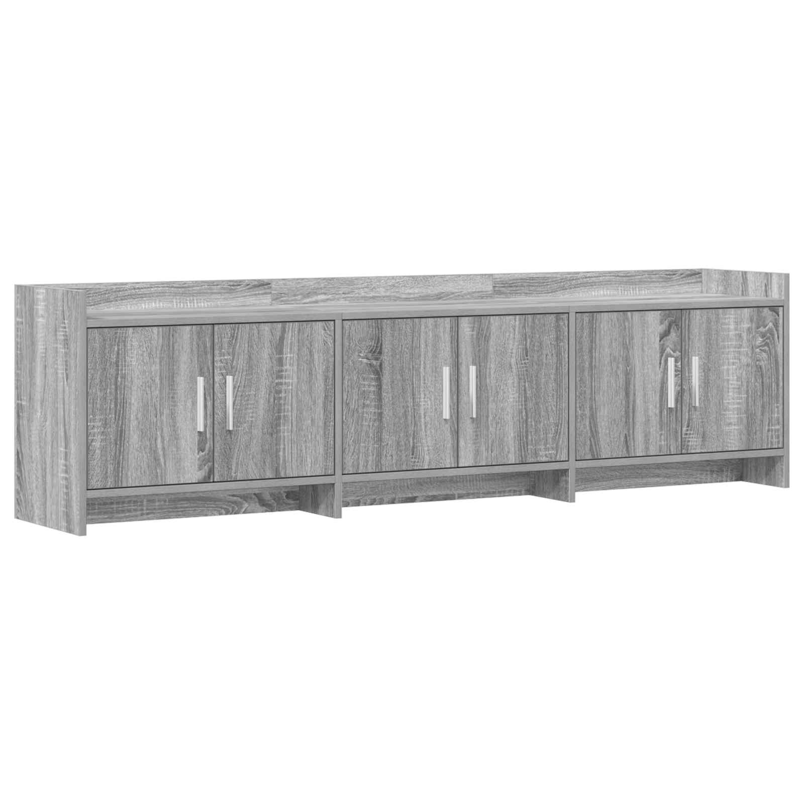 vidaXL Cabinet TV 168 x 33 x 47 cm Sonoma gri Lemn prelucrat