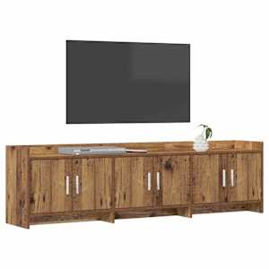Televizní skříň 168 x 33 x 47 cm Staré dřevo Kompozitní dřevo - obrázek 2