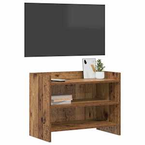 Televizní skříň 60 x 33 x 47 cm Staré dřevo Kompozitní dřevo - obrázek 3