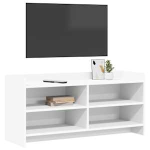 Televizní skříň 100 x 33 x 47 cm Bílá Kompozitní dřevo - obrázek 3