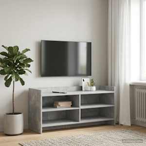 Televizní skříň 100 x 33 x 47 cm Betonově šedá Kompozitní dřevo - obrázek 1
