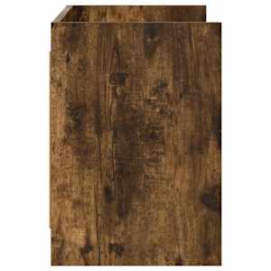 Televizní skříň 100 x 33 x 47 cm Kouřový dub Kompozitní dřevo - obrázek 4