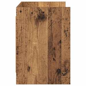 Televizní skříň 100 x 33 x 47 cm Staré dřevo Kompozitní dřevo - obrázek 5