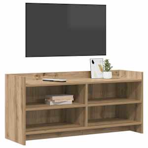 Televizní skříň 100 x 33 x 47 cm Dub artisan Kompozitní dřevo - obrázek 3