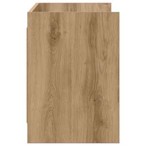 Televizní skříň 100 x 33 x 47 cm Dub artisan Kompozitní dřevo - obrázek 5