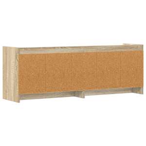 Televizní skříň 135 x 33 x 47 cm Dub sonoma Kompozitní dřevo - obrázek 6