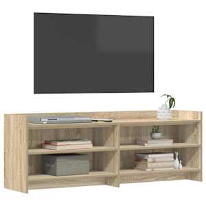 Televizní skříň 135 x 33 x 47 cm Dub sonoma Kompozitní dřevo - obrázek 3