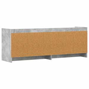Televizní skříň 135 x 33 x 47 cm Betonově šedá Kompozitní dřevo - obrázek 5
