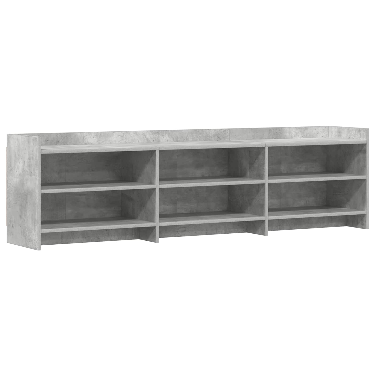 TV-kaappi 168 x 33 x 47 cm Betoninharmaa Tekninen puu