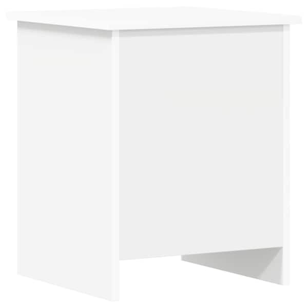 vidaXL Hoiukarp ladustamisega Valge 40 x 40 x 50 cm Tehispuit