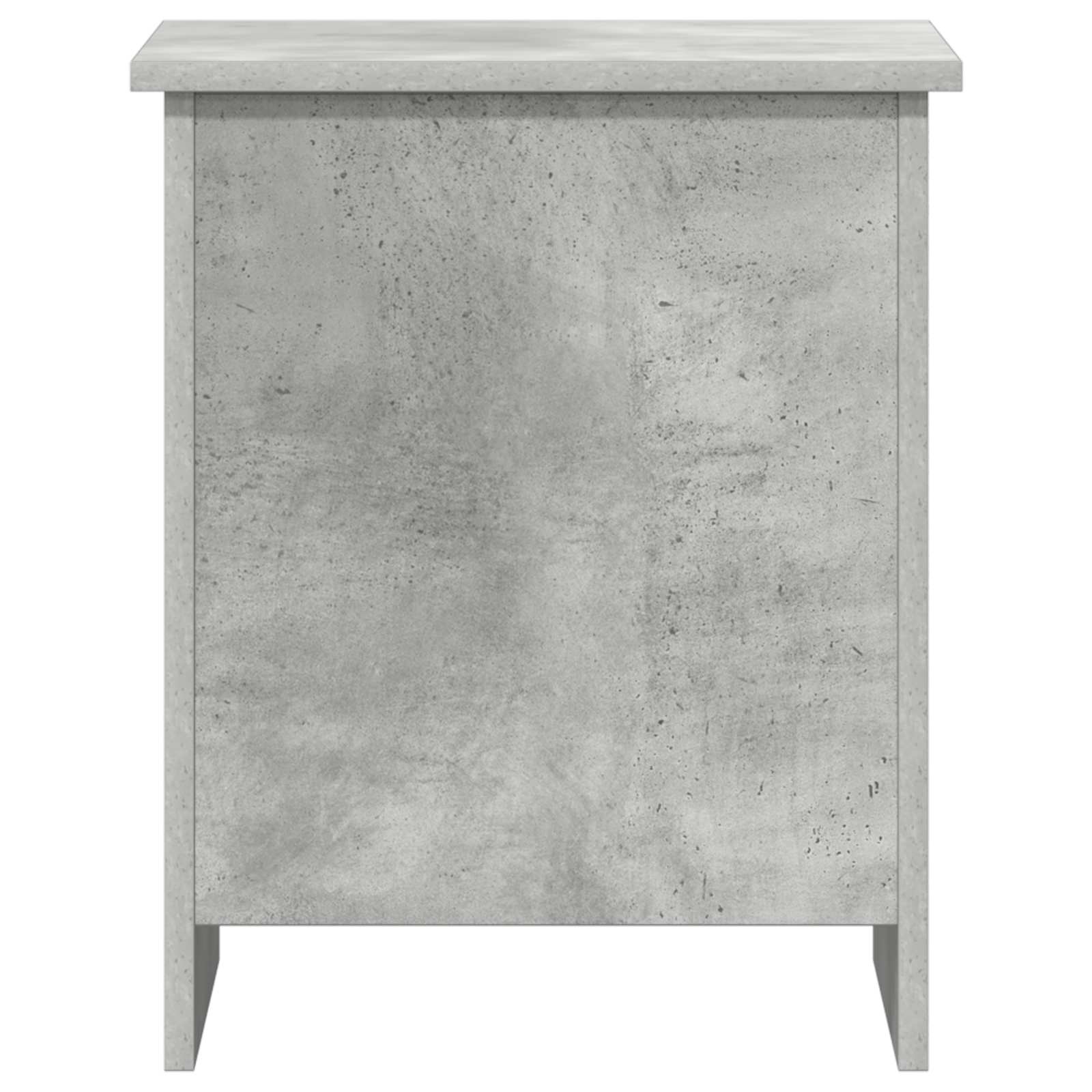 Säilytysarkku Betoninharmaa 40 x 40 x 50 cm Tekninen puu - Image 4