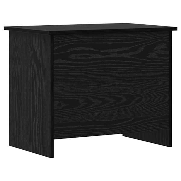 vidaXL Hoiukarp ladustamisega Must tamm 60 x 40 x 50 cm Tehispuit