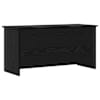 vidaXL Hoiukarp ladustamisega Must tamm 100 x 40 x 50 cm Tehispuit