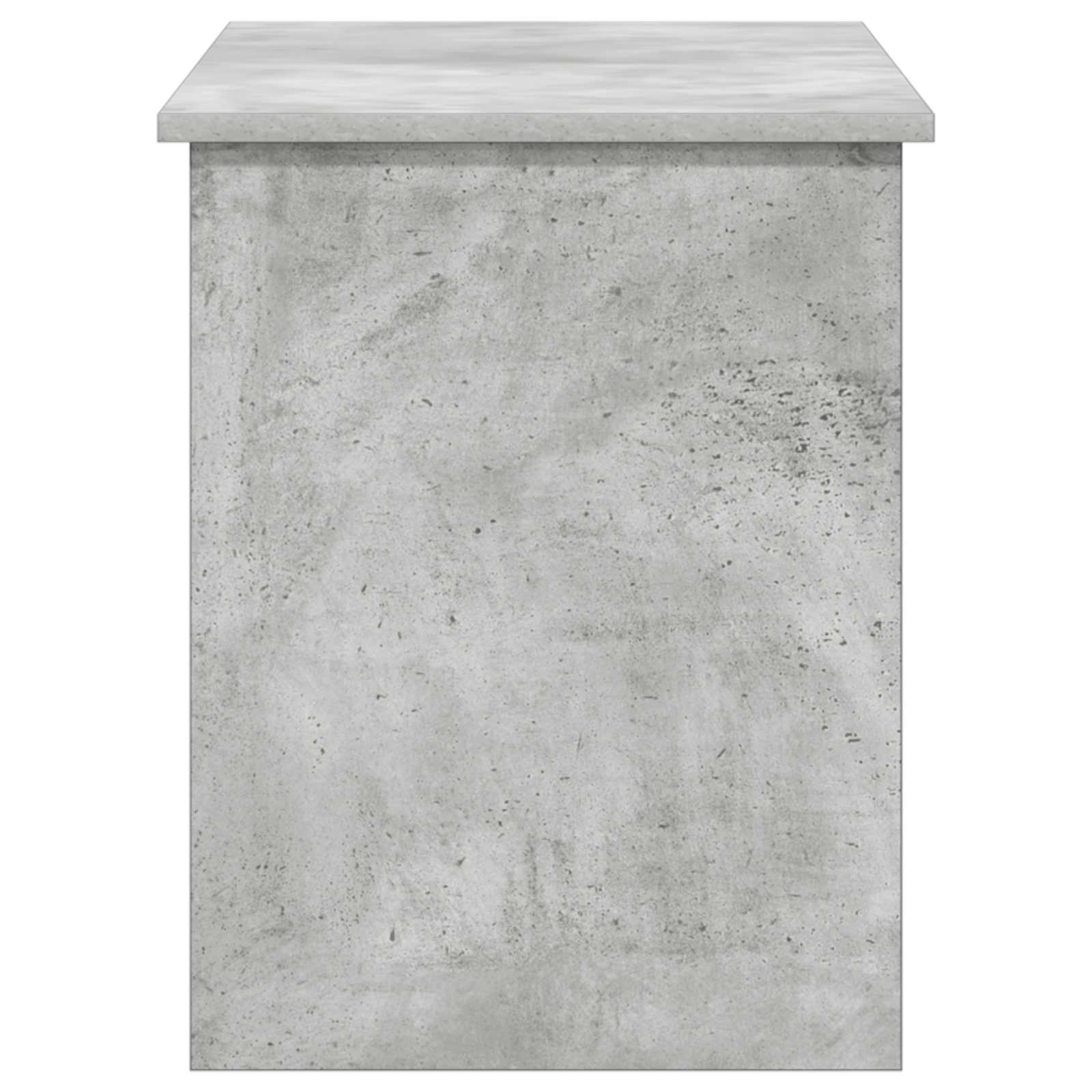 Säilytysarkku Betoninharmaa 100 x 40 x 50 cm Tekninen puu - Image 5