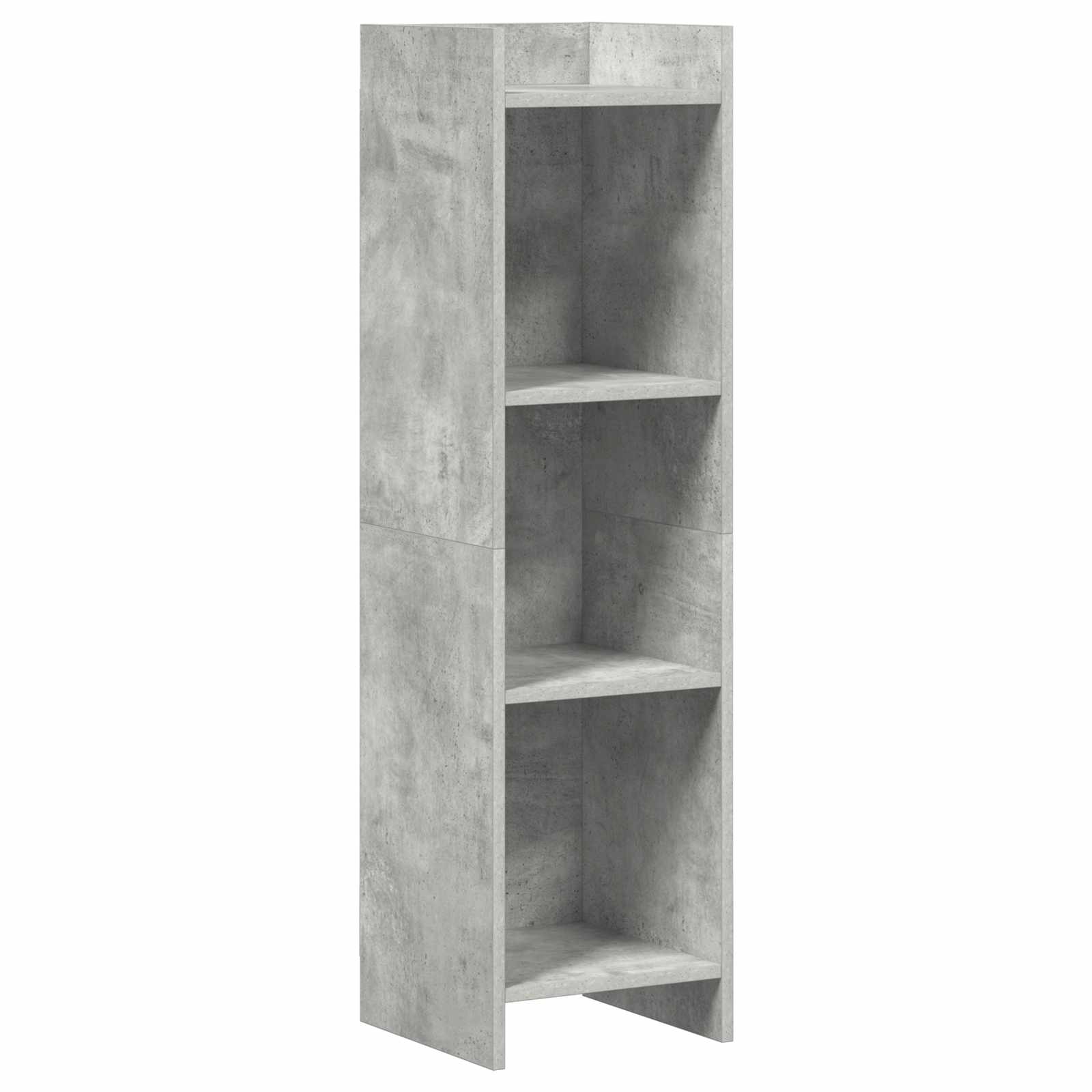 Knjižna omara Betonsko siva 30 x 30 x 111 cm Inženirski les