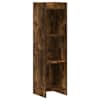 vidaXL Raamatukapp Suitsutatud tamm 30 x 30 x 111 cm Tehispuit