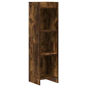 vidaXL Raamatukapp Suitsutatud tamm 30 x 30 x 111 cm Tehispuit