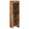 vidaXL Raamatukapp Vana puit 30 x 30 x 111 cm Tehispuit