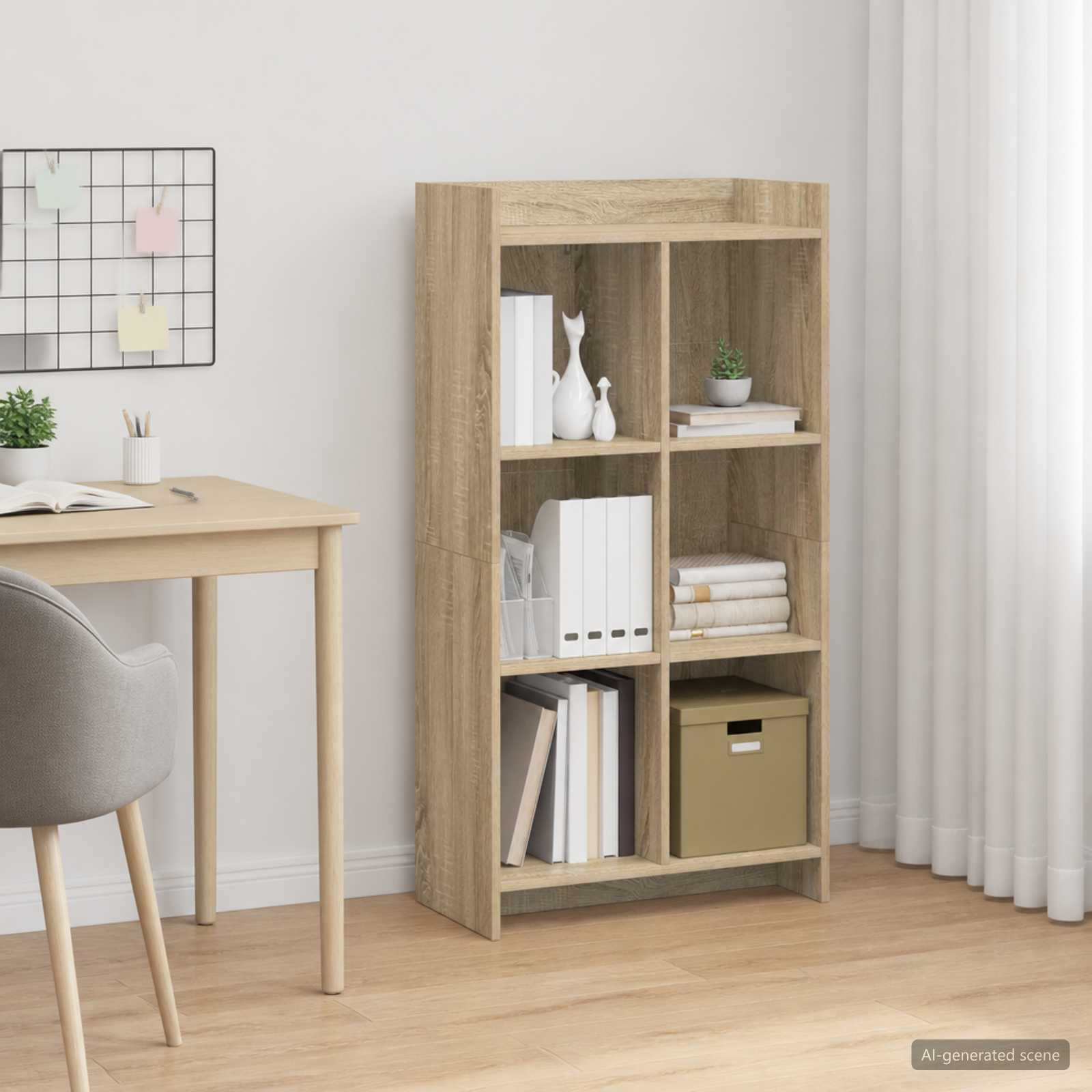 Boekenkast Sonoma Eiken 59 x 30 x 111 cm Bewerkt hout