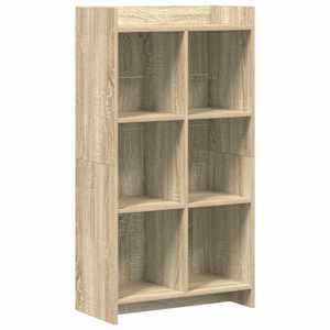 vidaXL Raamatukapp Sonoma tamm 59 x 30 x 111 cm Tehispuit