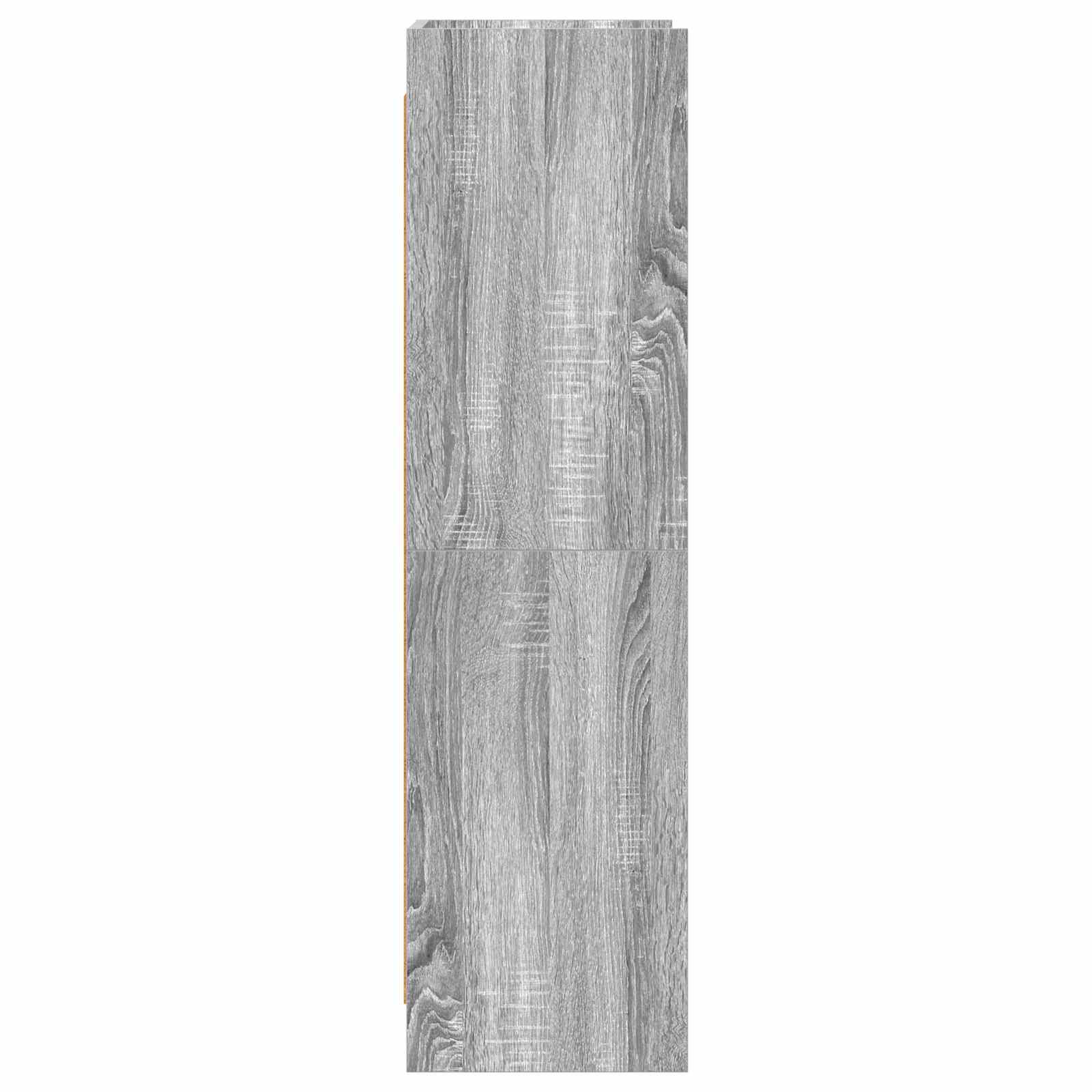Knjižna omara Siva Sonoma 59 x 30 x 111 cm Inženirski les - slika 4