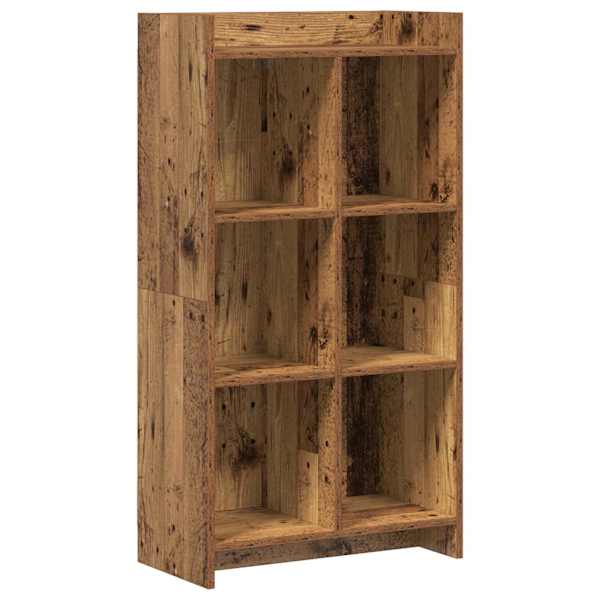 vidaXL Raamatukapp Vana puit 59 x 30 x 111 cm Tehispuit