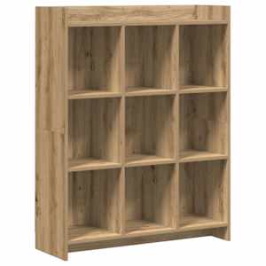 vidaXL Raamatukapp 9 tasandit 87,5 x 30 x 111 cm Tehispuit