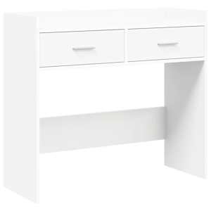 vidaXL Konsoollaud Valge 90 x 35 x 80 cm Tehispuit