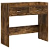 vidaXL Konsoollaud Suitsutatud tamm 90 x 35 x 80 cm Tehispuit