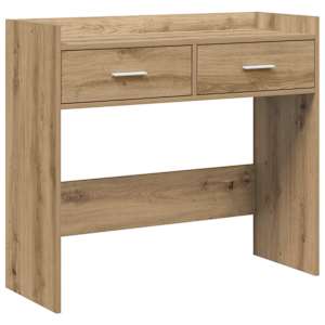vidaXL Konsoollaud Artisan tamm 90 x 35 x 80 cm Tehispuit