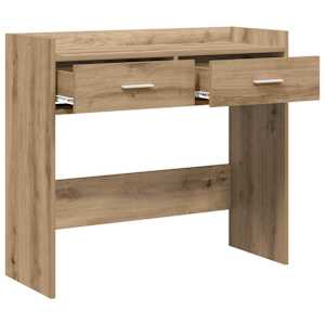 Konzolový stolek Dub artisan 90 x 35 x 80 cm Kompozitní dřevo - obrázek 4