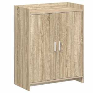 vidaXL Kinga kapp uksega Sonoma tamm 73,5 x 36 x 92 cm Tehispuit