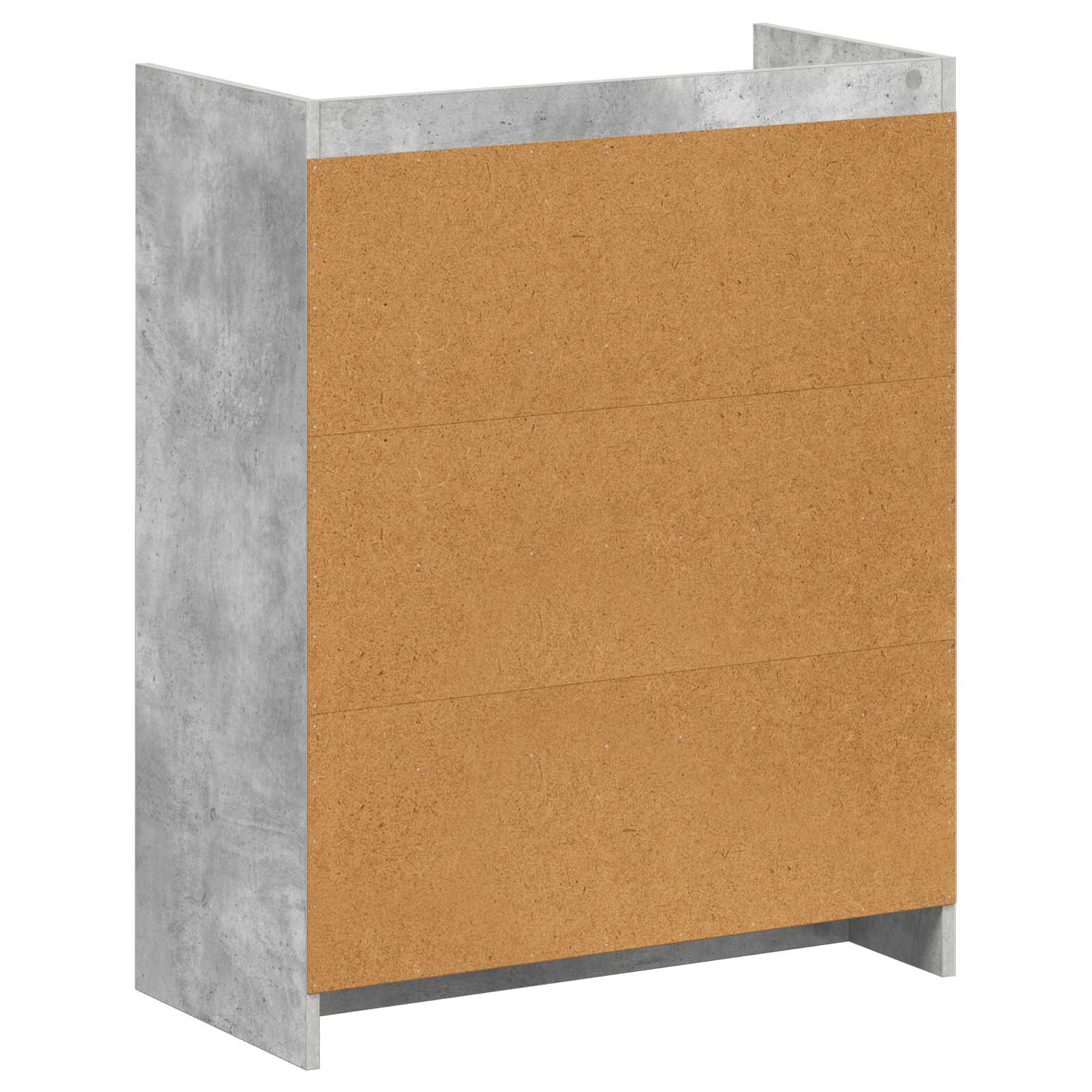 Schoenenkast Betongrijs 73,5 x 36 x 92 cm Bewerkt hout image 6