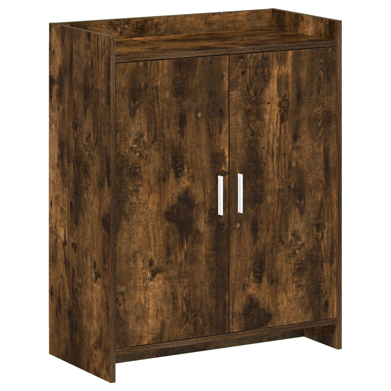 Schoenenkast Gerookt eiken 73,5 x 36 x 92 cm Bewerkt hout image 1