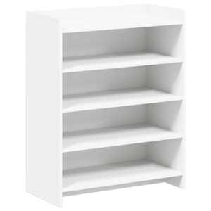 vidaXL Kinga kapp ladustamisega Valge 73,5 x 36 x 92 cm Tehispuit