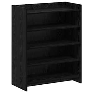 vidaXL Kinga kapp ladustamisega Must tamm 73,5 x 36 x 92 cm Tehispuit