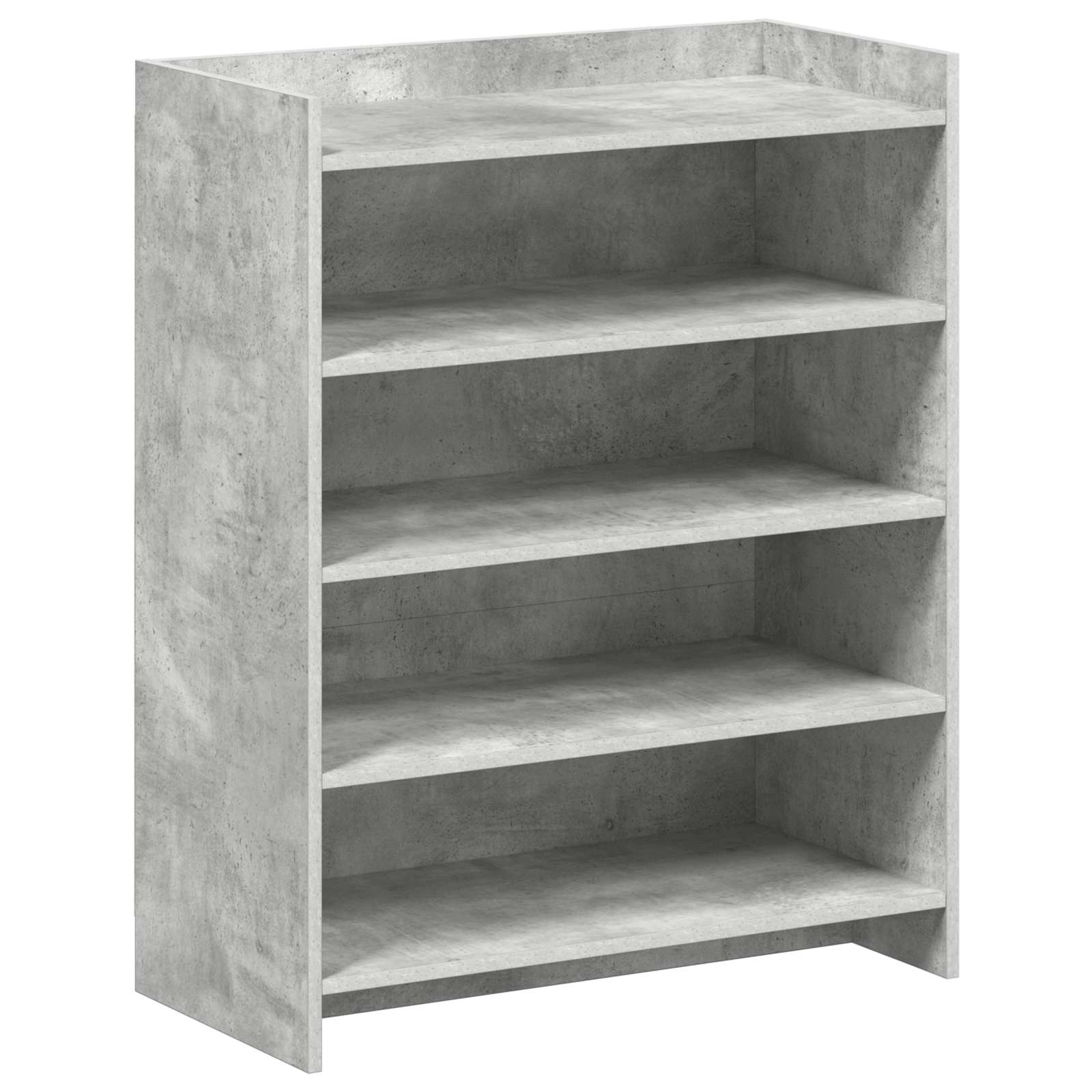 Schoenenkast Betongrijs 73,5 x 36 x 92 cm Bewerkt hout image 1