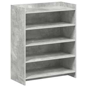 vidaXL Kinga kapp ladustamisega Betoonhall 73,5 x 36 x 92 cm Tehispuit