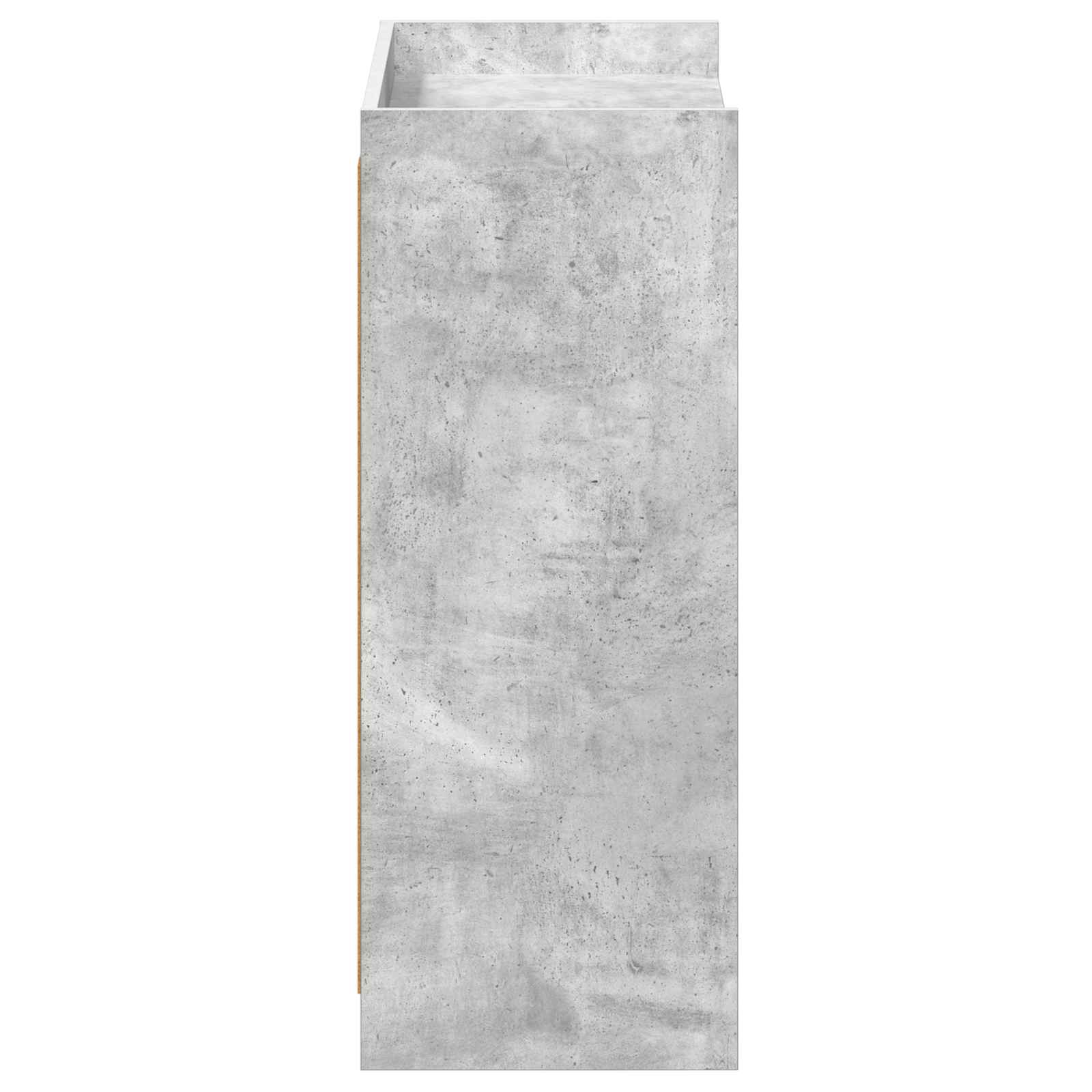 Schoenenkast Betongrijs 73,5 x 36 x 92 cm Bewerkt hout image 4