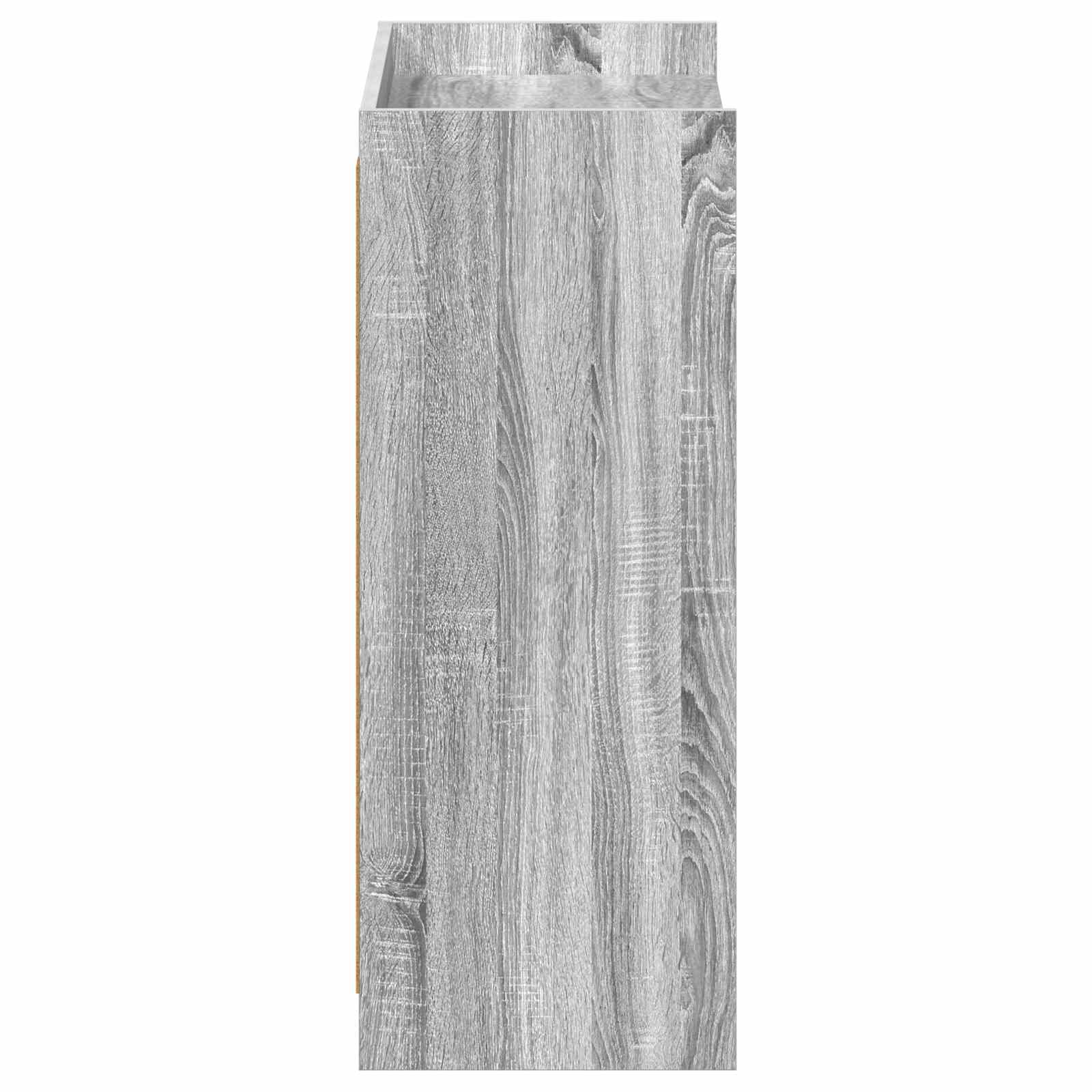 Schoenenkast Grijs Sonoma 73,5 x 36 x 92 cm Bewerkt hout image 4