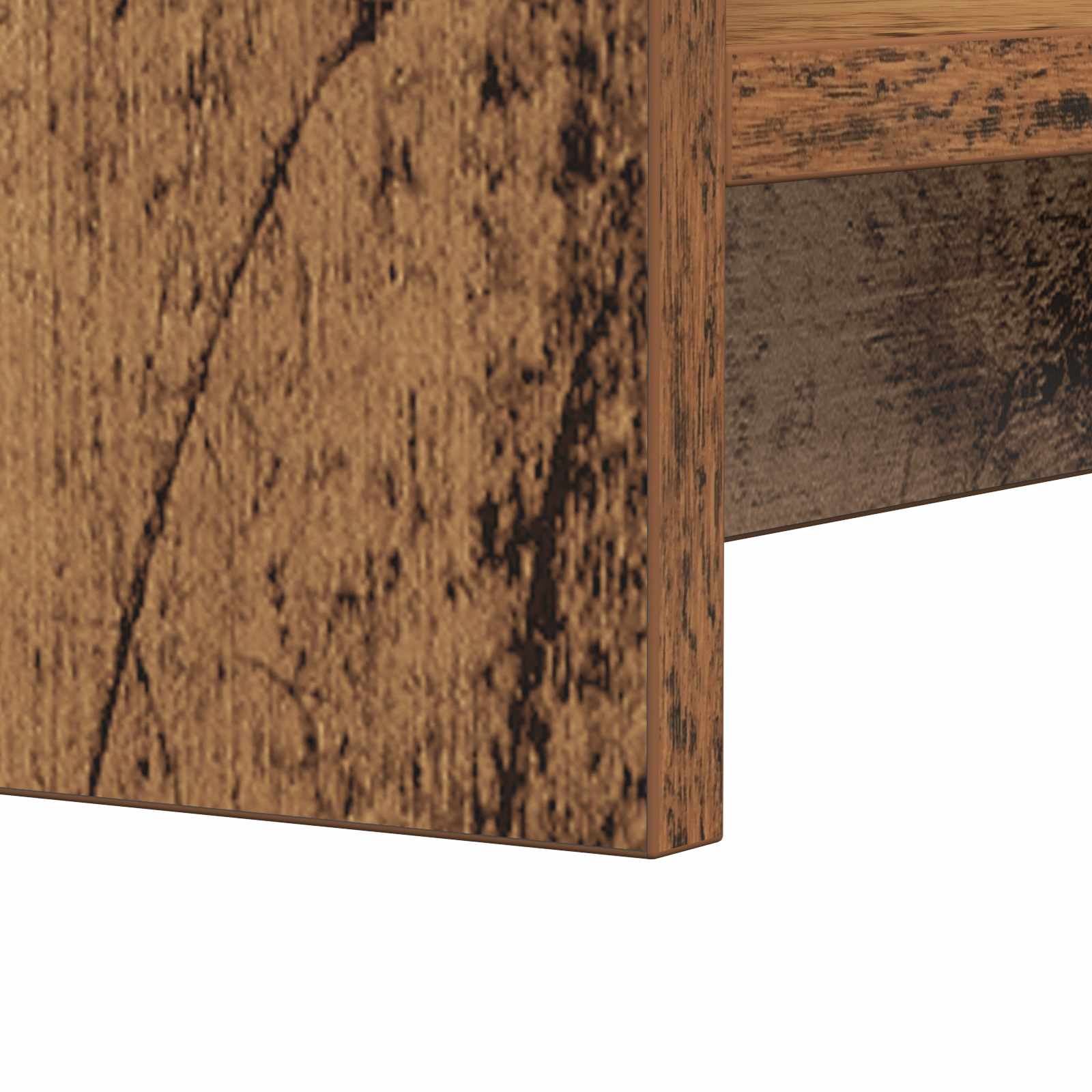 Schoenenkast met opslag Oud hout 73,5 x 36 x 92 cm Bewerkt hout image 5