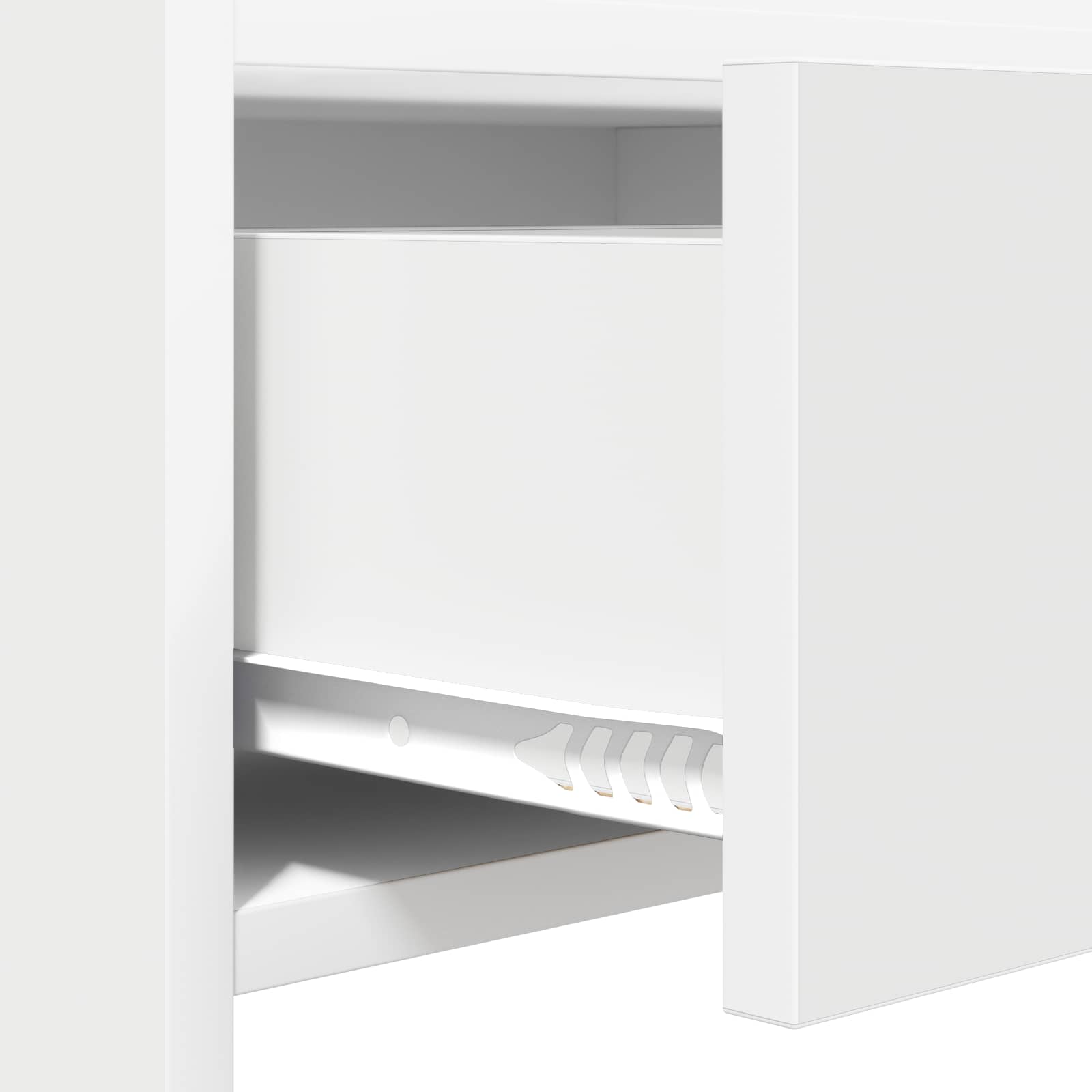 Schoenenkast met lade Wit 73,5 x 36 x 92 cm Bewerkt hout image 7