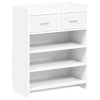 vidaXL Kinga kapp 73,5 x 36 x 92 cm Tehispuit Valge