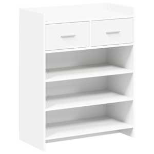 vidaXL Kinga kapp 73,5 x 36 x 92 cm Tehispuit Valge